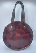 Load image into Gallery viewer, Leather Veg Tan Circle Bag
